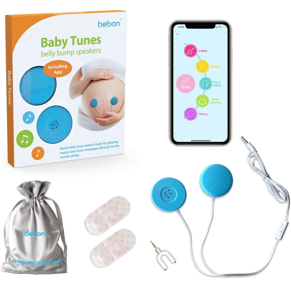 Baby tunes belly bump speakers